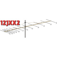 12JXX2 12 element 144MHz yagi 12JXX2 12 element 144MHz yagi