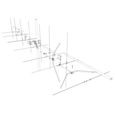 8x8JXX2 8 element 144 MHz X-yagi