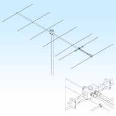 2M7X  7 elelement 144 MHz yagi