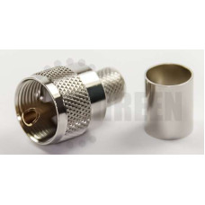 PL259 Male crimp LMR400/RFC400/RG213/RG8U
