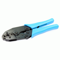 Crimp tool for RG58, RG59, RG62, RG11, RG8, RG213, LMR195, LMR240, LMR400, RFC195, RFC240, RFC400