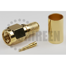 SMA Male Straight Connector For RG58 / RG142 / RG223 / RG400 / LMR195 / RFC195 cables